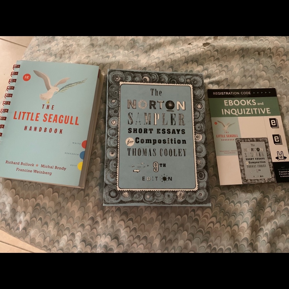2 books that were used for English composition 1